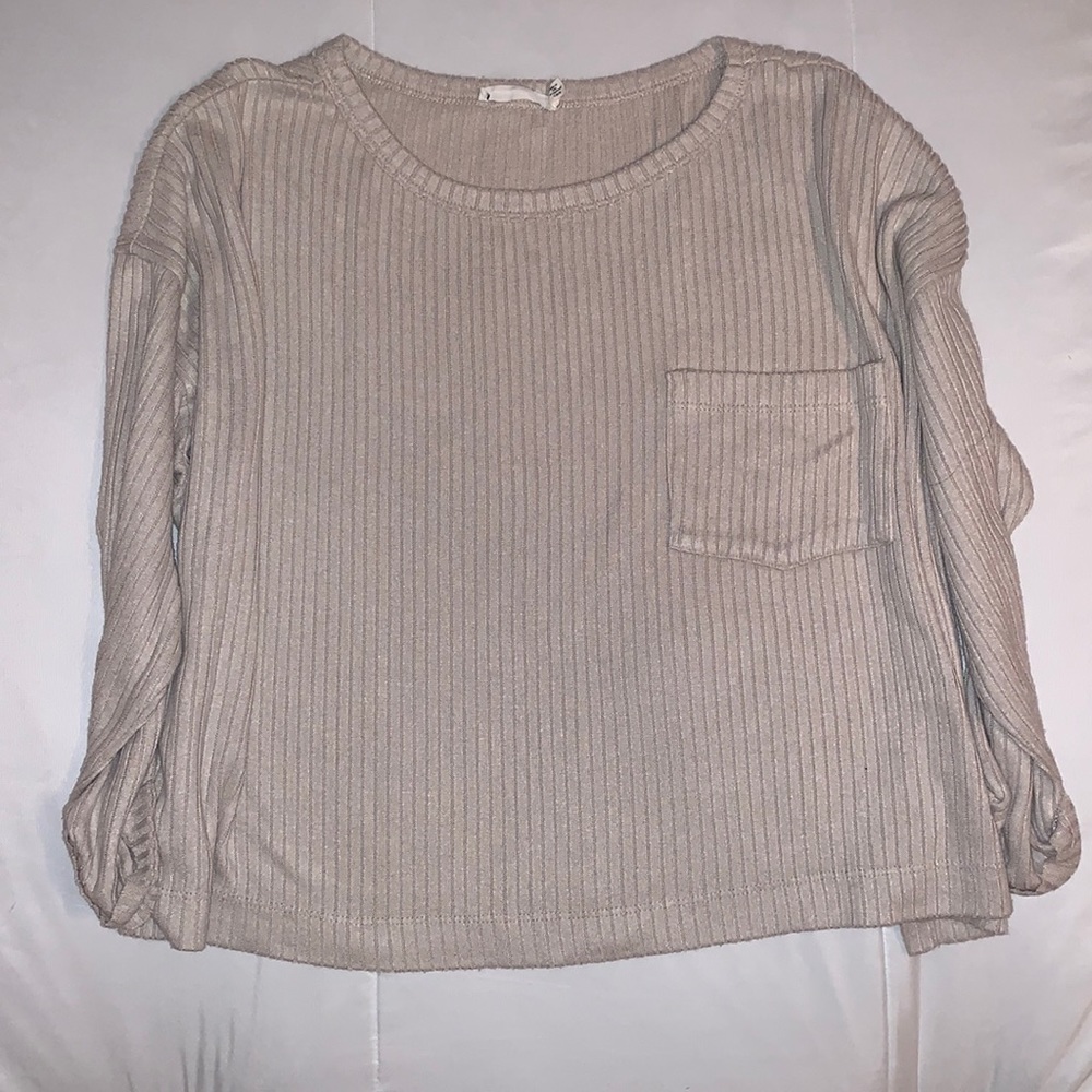 lush cream sweater